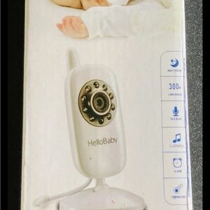 White Baby Monitor Camera - Night Vision & Two-Way Talk